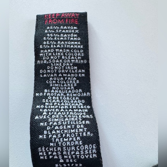 Bebe jeweled short sleeve pajama top, size medium - Picture 7 of 7